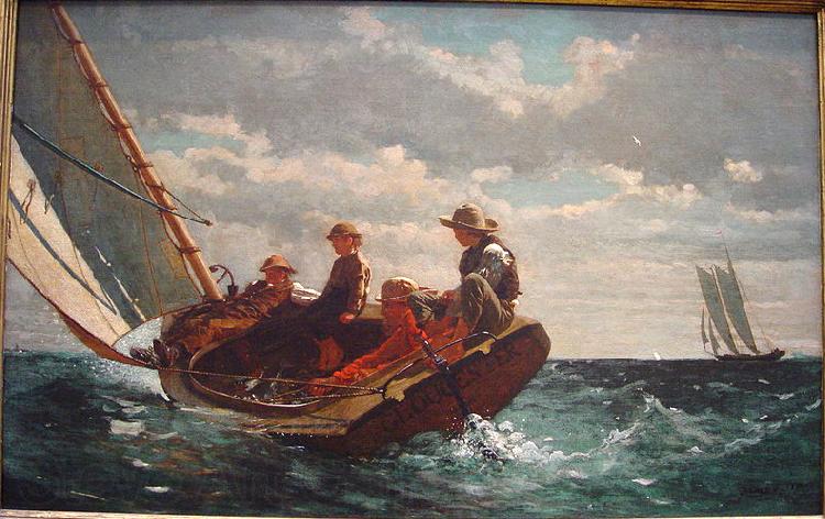 Winslow Homer Breezing Up